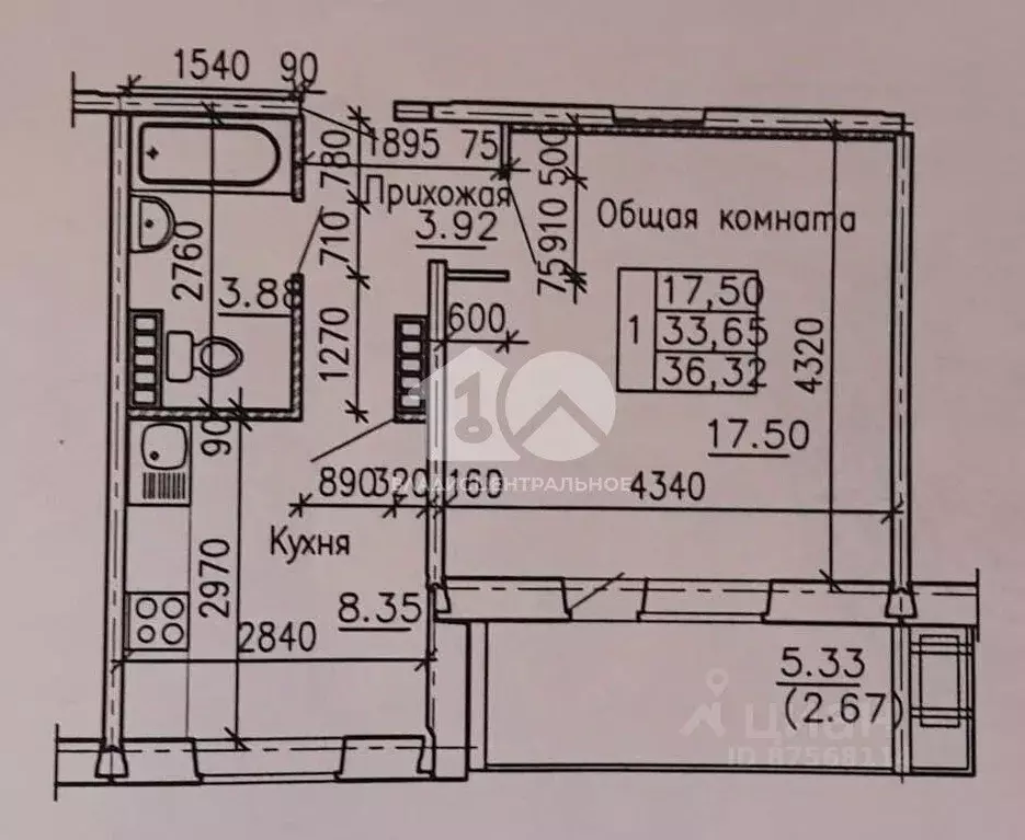 1-к кв. Новосибирская область, Новосибирский район, Мичуринский ... - Фото 1
