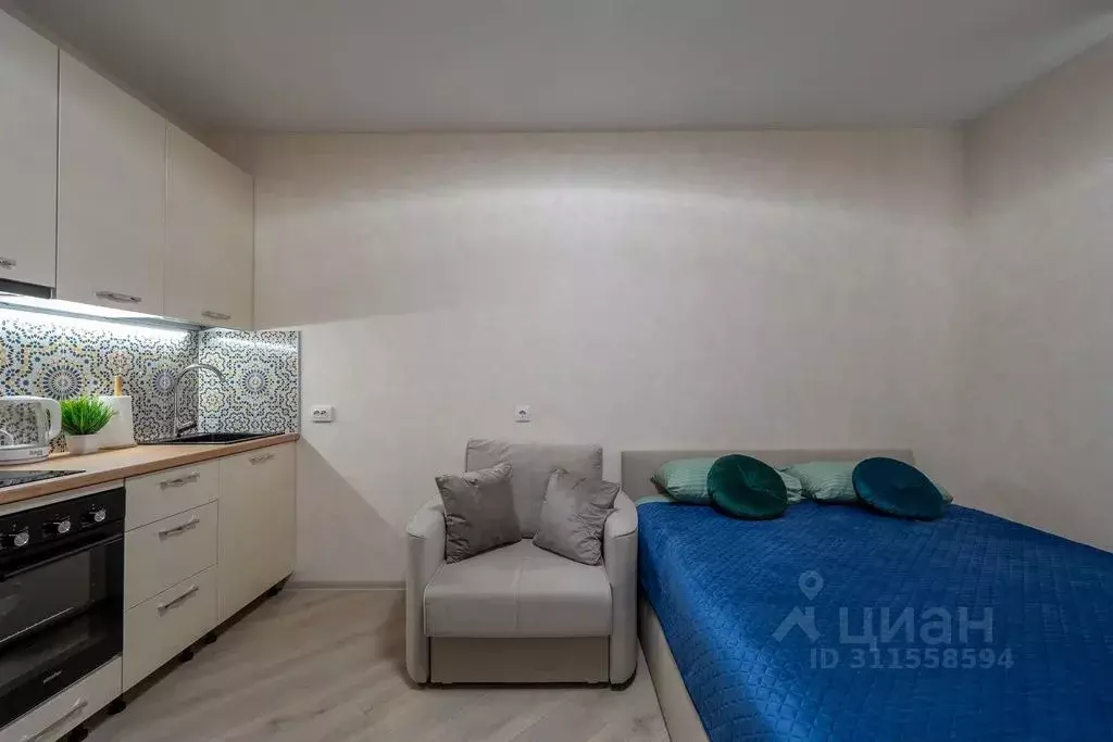 Студия Санкт-Петербург ул. Плесецкая, 10 (23.0 м) - Фото 0