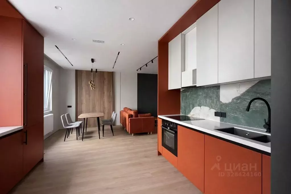 3-к кв. Санкт-Петербург наб. Реки Каменки, 13к3 (74.5 м) - Фото 1