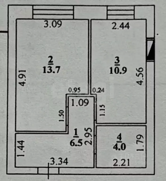 1-к кв. Липецкая область, Липецкий муниципальный округ, с. Косыревка, ... - Фото 1