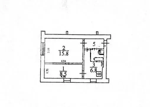 2-к кв. Московская область, Красногорск Опалиха мкр, Большевистская ... - Фото 2