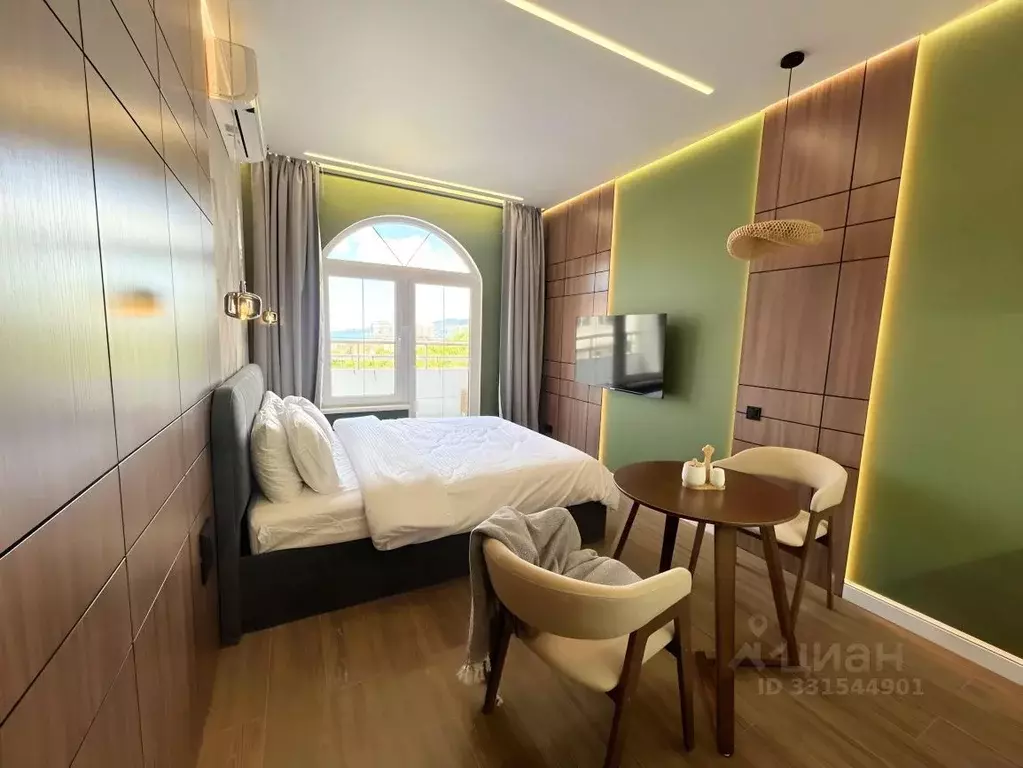 Студия Краснодарский край, Сочи Адлер жилрайон, ул. Ленина, 290/7к3 ... - Фото 1