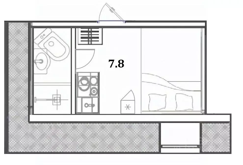 Студия Санкт-Петербург Шпалерная ул., 44б (10.0 м) - Фото 1