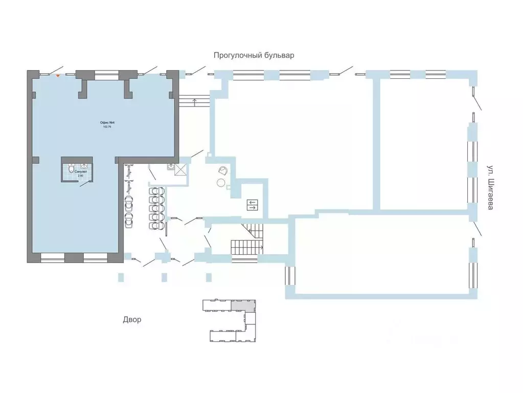 Помещение свободного назначения в Ульяновская область, Ульяновск ул. ... - Фото 1
