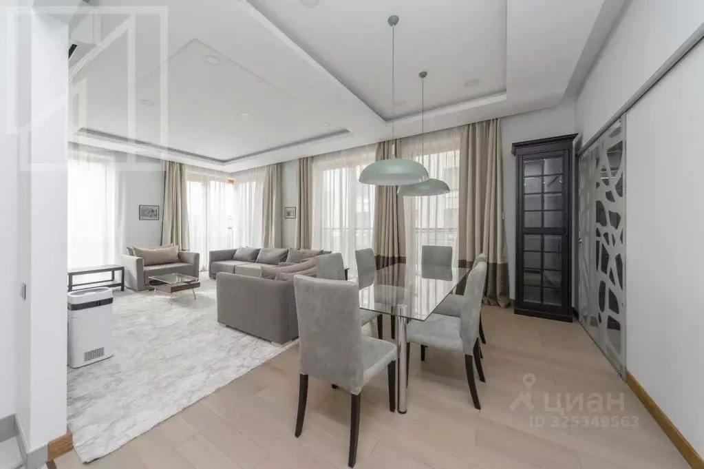 4-к кв. Москва 1-й Смоленский пер., 21 (170.0 м) - Фото 2