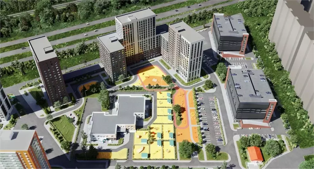 3-к кв. Татарстан, Казань Станция Спортивная жилой комплекс, 2.2 ... - Фото 2