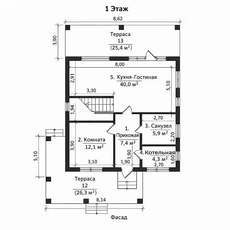 Дом в Ленинский городской округ, деревня Орлово (160 м) - Фото 2