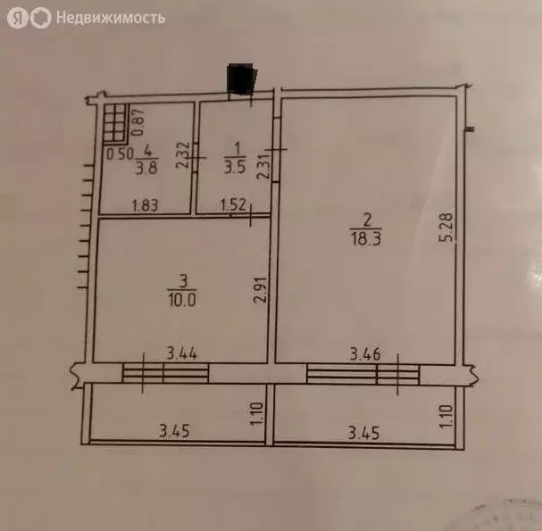 1-комнатная квартира: Юрга, Фестивальная улица, 4В (35.6 м) - Фото 1