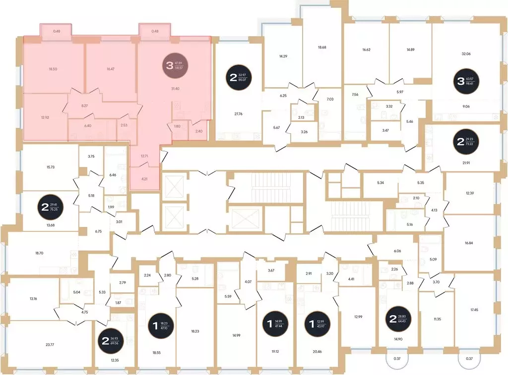 3-комнатная квартира: Уфа, улица Рихарда Зорге, 73/1 (118.5 м) - Фото 1