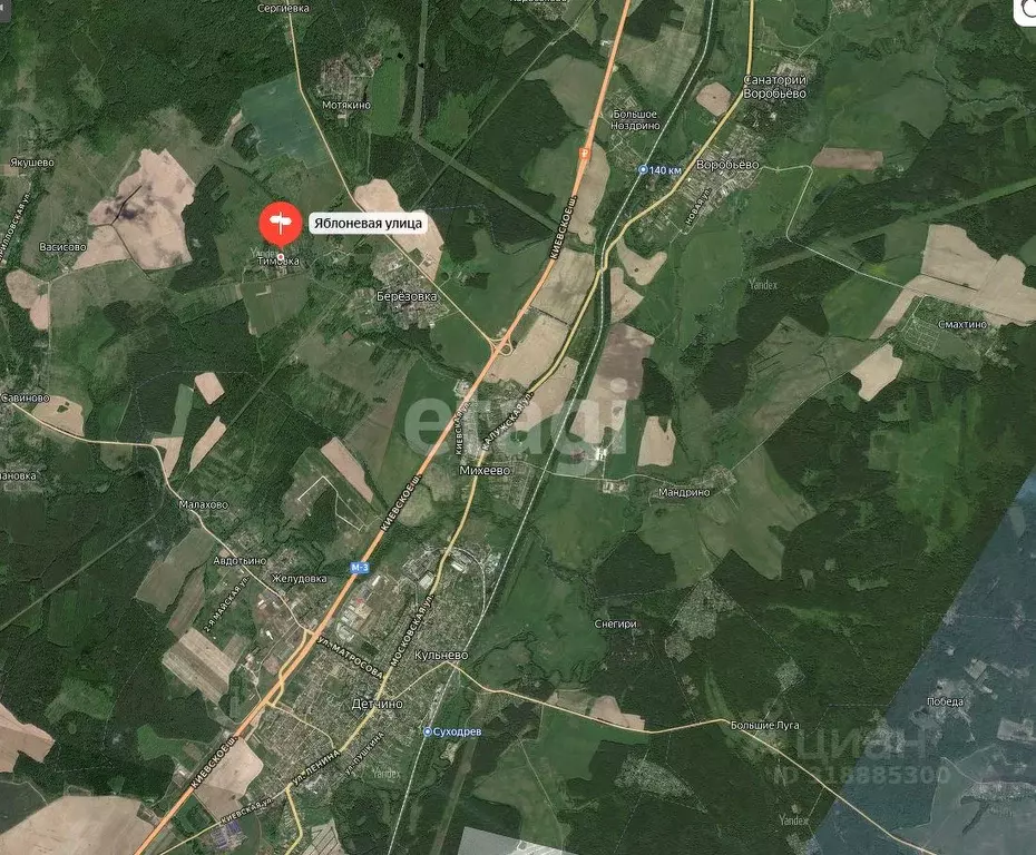 Участок в Калужская область, Малоярославецкий район, Березовка с/пос, ... - Фото 2