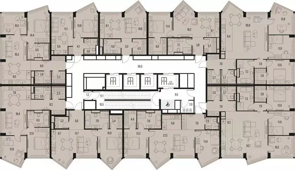 3-к кв. Москва Летниковская ул., 11к1 (83.2 м) - Фото 1