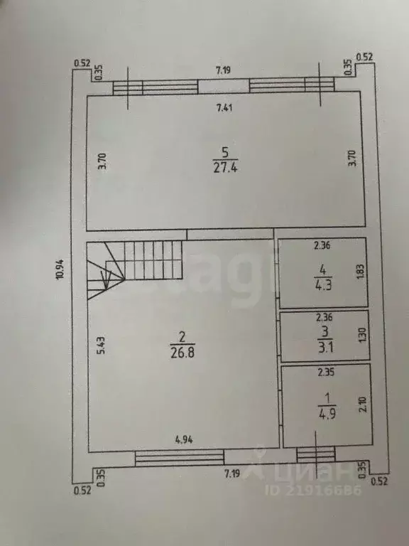 Дом в Калининградская область, Гурьевский муниципальный округ, пос. ... - Фото 2