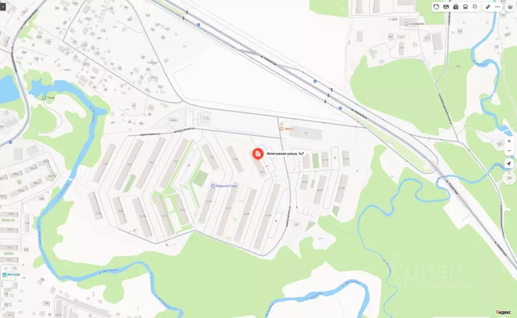 Помещение свободного назначения в Москва д. Марьино, ул. Жемчужная, ... - Фото 1