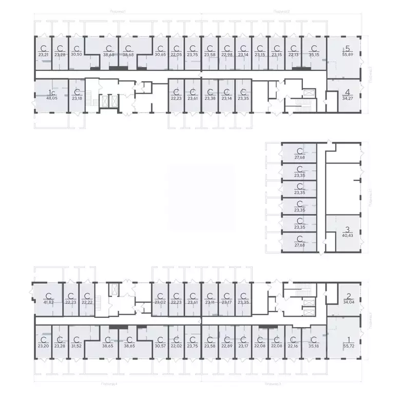 Студия Тюменская область, Тюмень ул. Сергея Корепанова, 34 (29.51 м) - Фото 2
