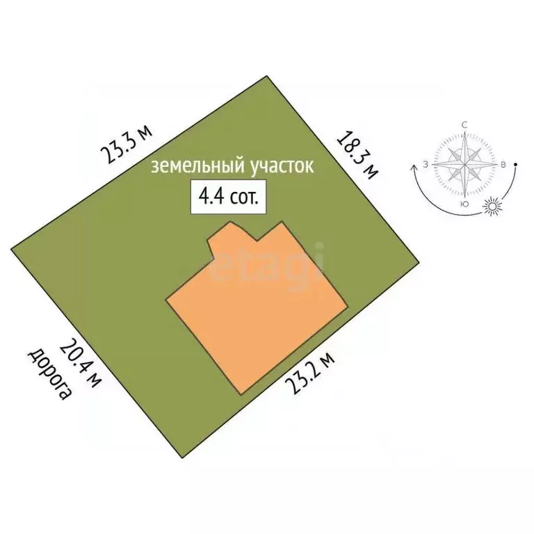 Дом в Челябинская область, Чебаркульский муниципальный округ, д. ... - Фото 2