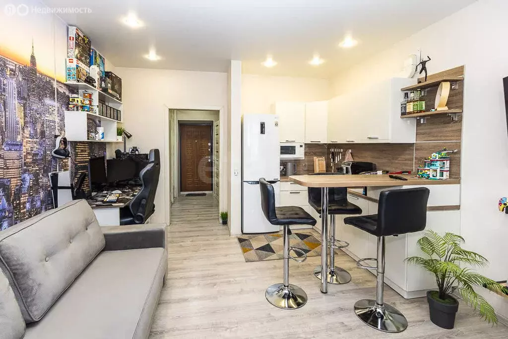 Квартира-студия: село Чигири, улица Воронкова, 19/4 (24.9 м) - Фото 2