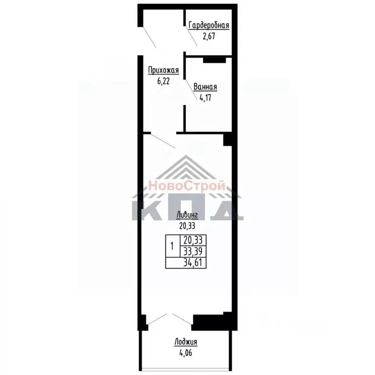 1-к кв. Омская область, Омск ул. Фрунзе (35.0 м) - Фото 1