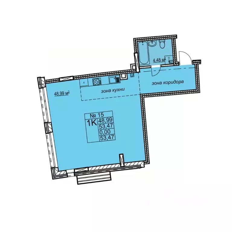 1-к кв. Нижегородская область, Нижний Новгород Алексеевская ул., 27 ... - Фото 1