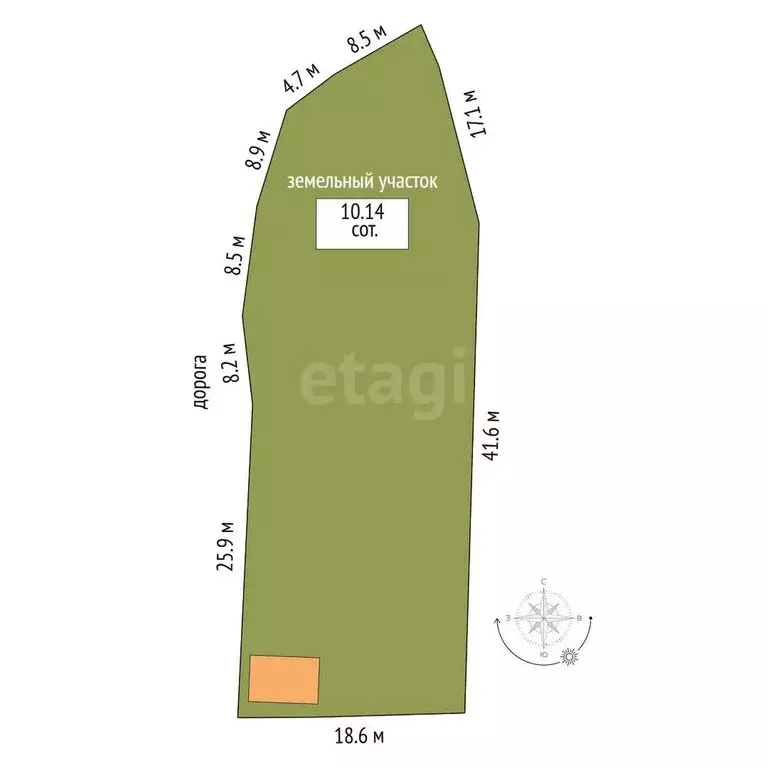 Дом в Стерлитамакский район, Октябрьский сельсовет, СНТ Рассвет (18.6 ... - Фото 1