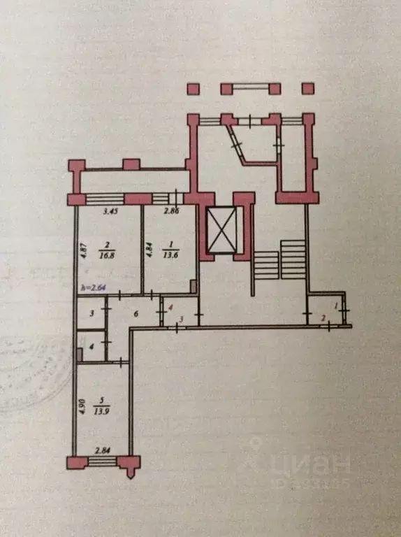2-к кв. Владимирская область, Владимир Северная ул., 110 (60.0 м) - Фото 1