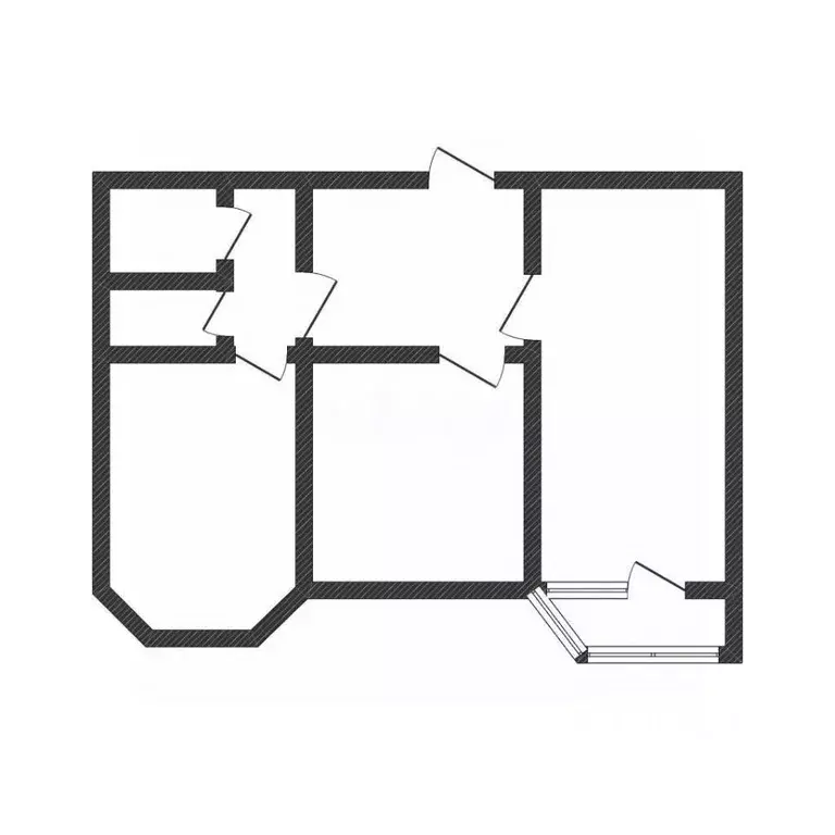 2-к кв. Курская область, Курск просп. Анатолия Дериглазова, 55 (56.0 ... - Фото 1