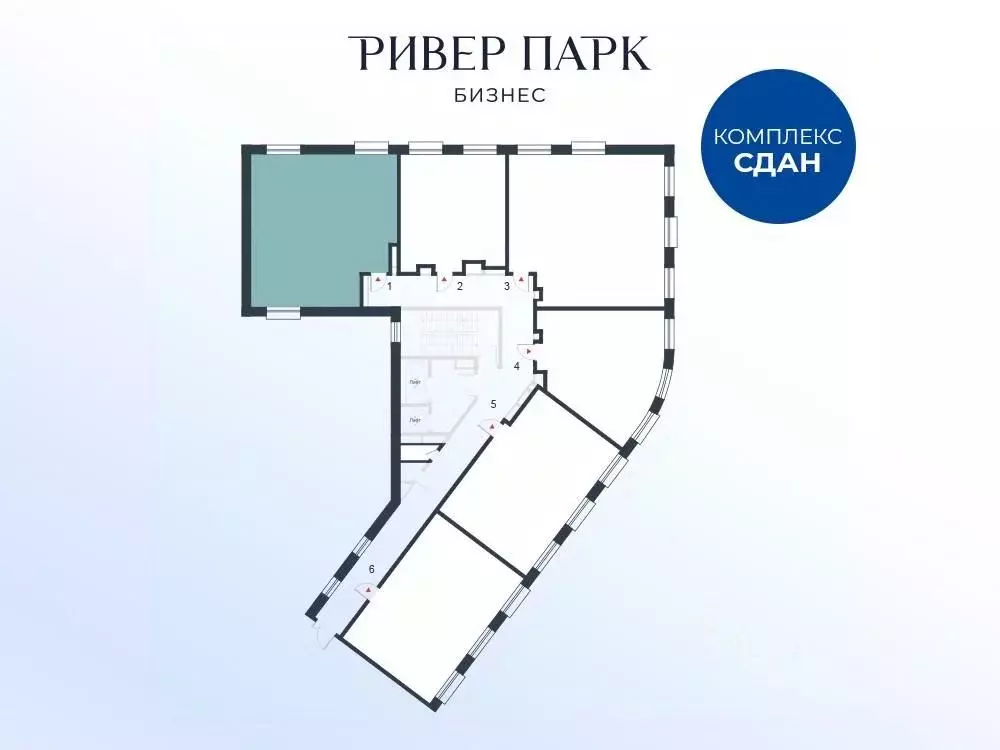 Офис в Москва ул. Корабельная, 2 (71 м) - Фото 2