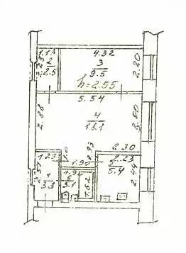 2-к кв. Тверская область, Тверь ул. Маршала Конева, 1/3 (41.9 м) - Фото 2