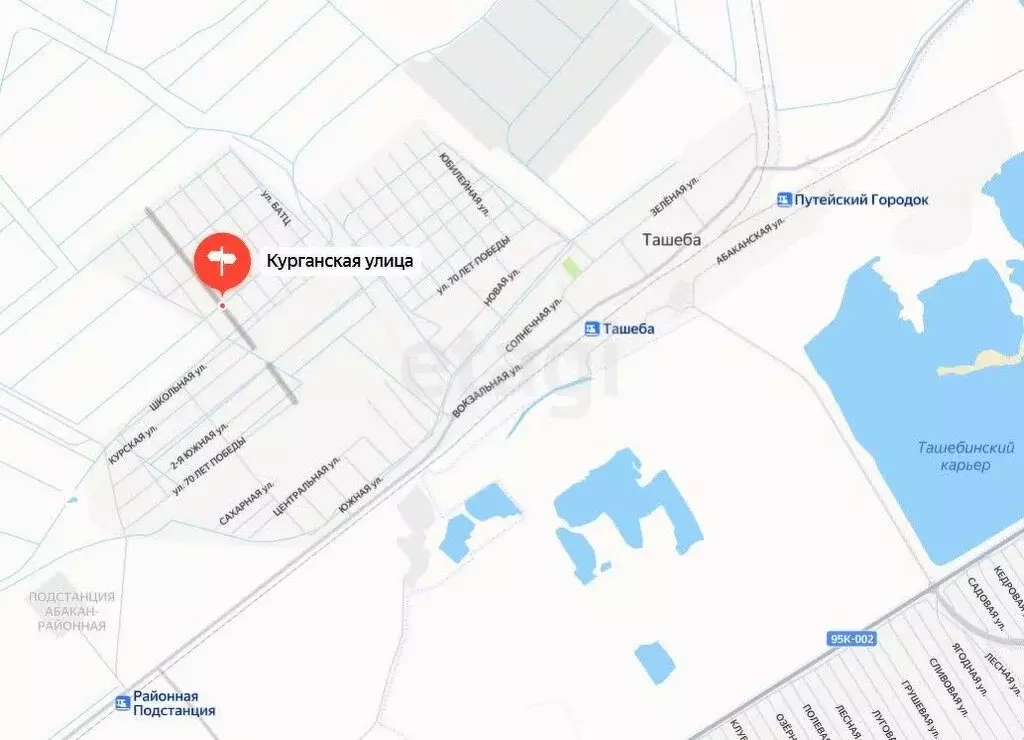 Участок в посёлок Ташеба, Курганская улица (12 м) - Фото 1