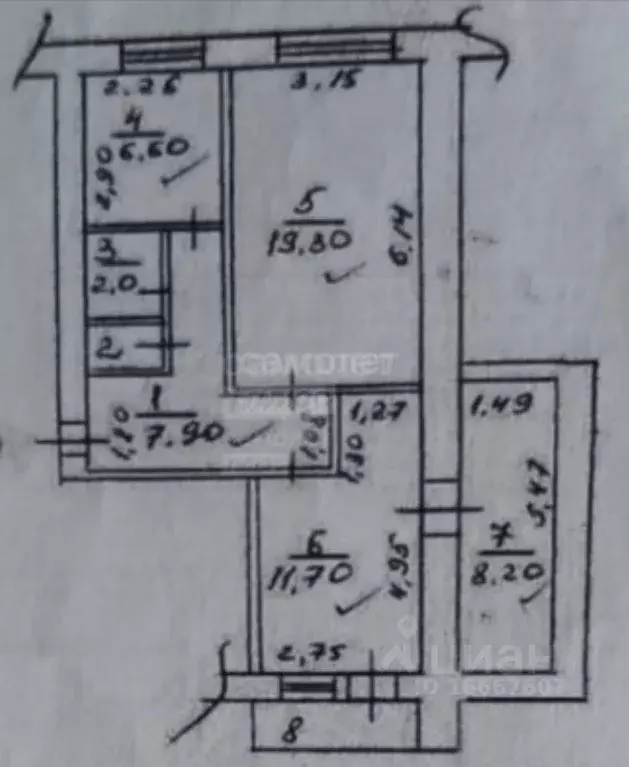2-к кв. Оренбургская область, Орск Новый город мкр, просп. Ленина, 90 ... - Фото 2