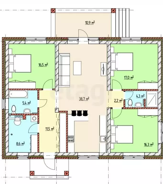 Дом в Тульская область, городской округ Тула, деревня Ширино, ... - Фото 1