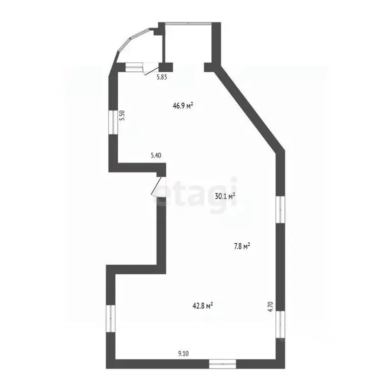 3-к кв. Севастополь ул. Генерала Хрюкина, 12Б (129.0 м) - Фото 1