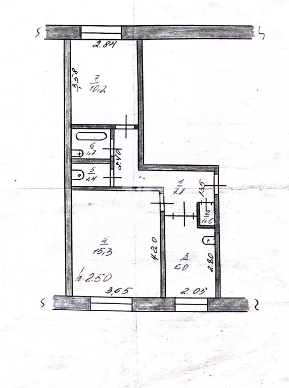 2-к кв. Новосибирская область, Мошково рп ул. Пушкина, 2А (42.9 м) - Фото 2