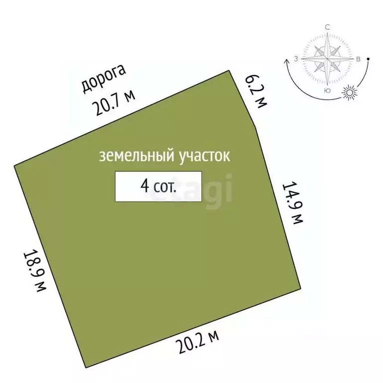 Участок в Ростовская область, Ростов-на-Дону Садовод-Любитель садовое ... - Фото 2