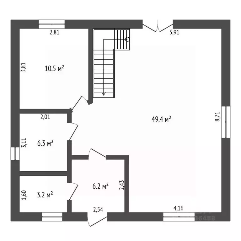 Дом в Амурская область, Благовещенский район, с. Чигири ул. ... - Фото 2
