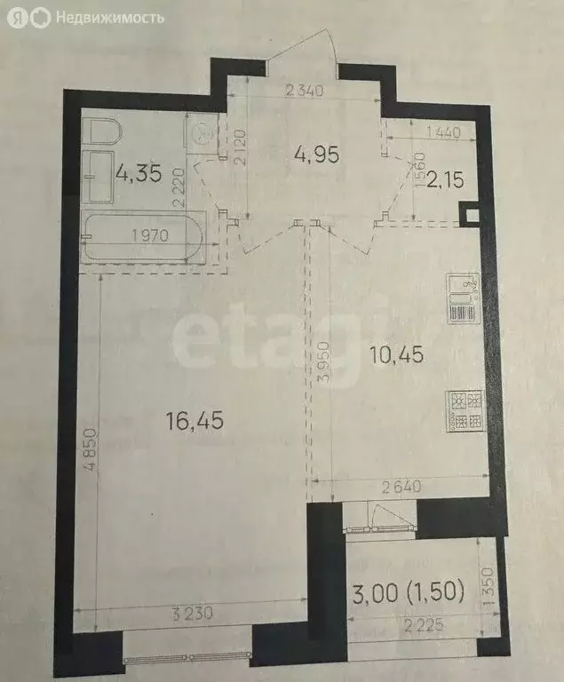 1-комнатная квартира: Казань, Краснококшайская улица, 60 (39.92 м) - Фото 1