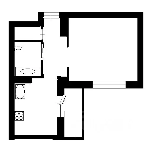 1-к кв. Воронежская область, Воронеж пер. Здоровья, 90/4 (38.8 м) - Фото 2