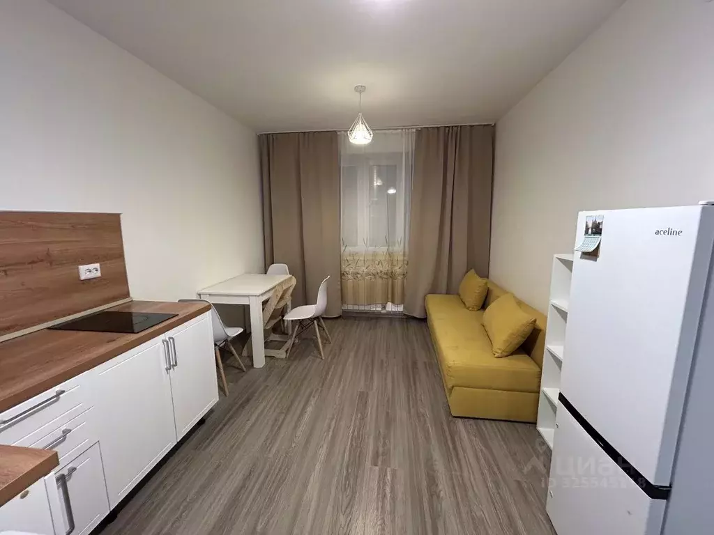 Студия Санкт-Петербург пос. Парголово, Заречная ул., 54 (22.0 м) - Фото 1