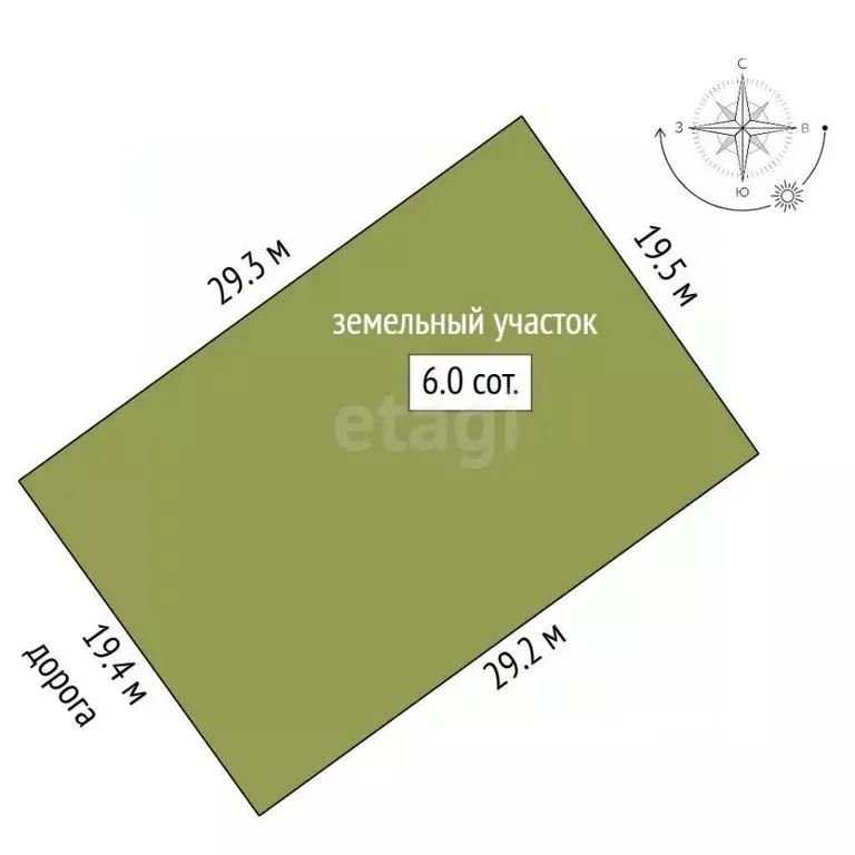 Участок в Ямало-Ненецкий АО, Новый Уренгой  (6.0 сот.) - Фото 1