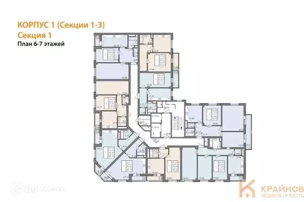 Продаётся 2-к квартира, 61.2 м - Фото 1