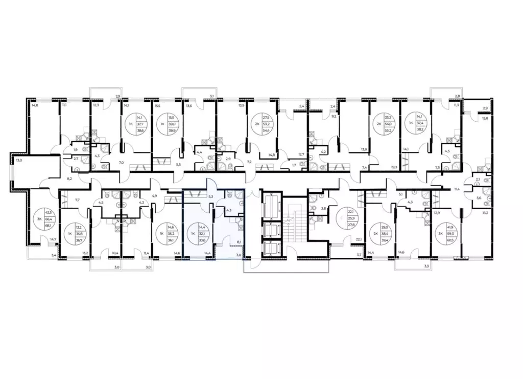 1-к кв. Ростовская область, Ростов-на-Дону Театральный просп. (33.4 м) - Фото 1