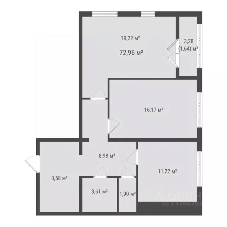 2-к кв. Сахалинская область, Южно-Сахалинск Зеленая Планета на Мира ... - Фото 1