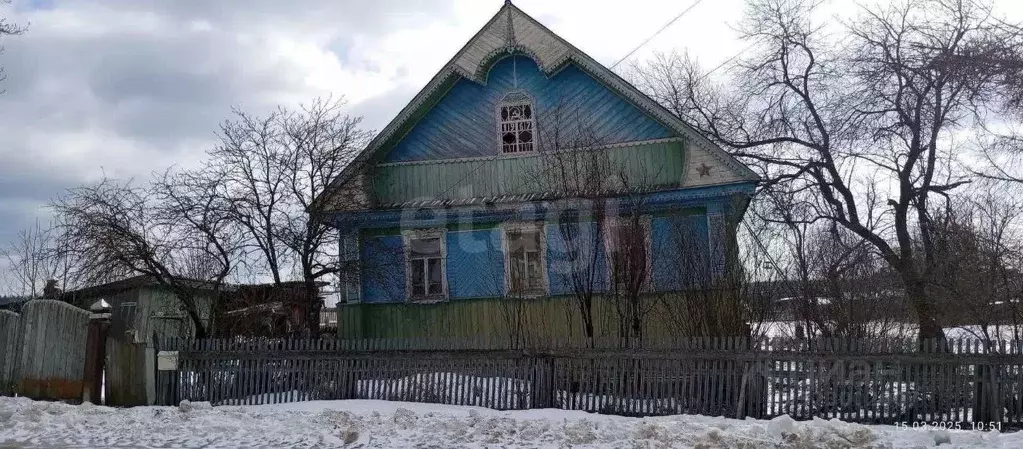 Дом в Вологодская область, с. Имени Бабушкина ул. Подгорная, 13 (148 ... - Фото 1