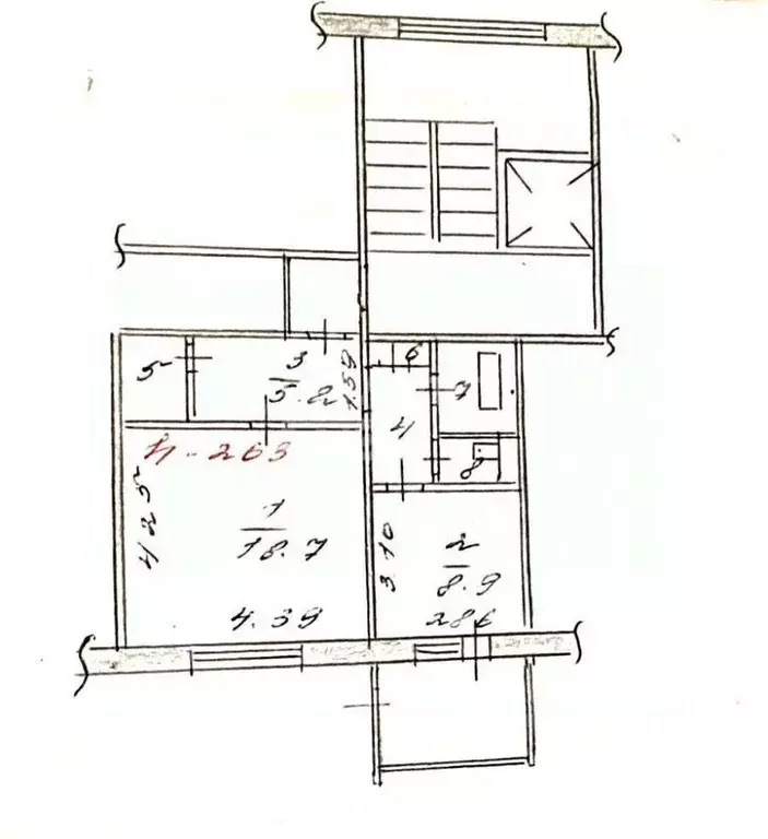 Квартира, 1 комната, 41.1 м - Фото 0