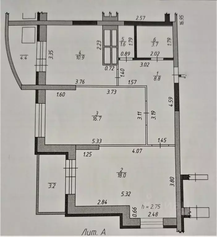 2-к кв. Татарстан, Набережные Челны Московский просп., 79А (60.0 м) - Фото 2