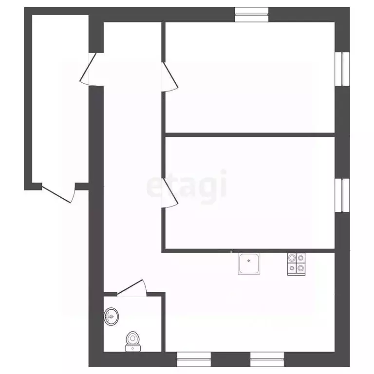 Дом в Ярославская область, Рыбинск Северный пер., 77 (18 м) - Фото 2