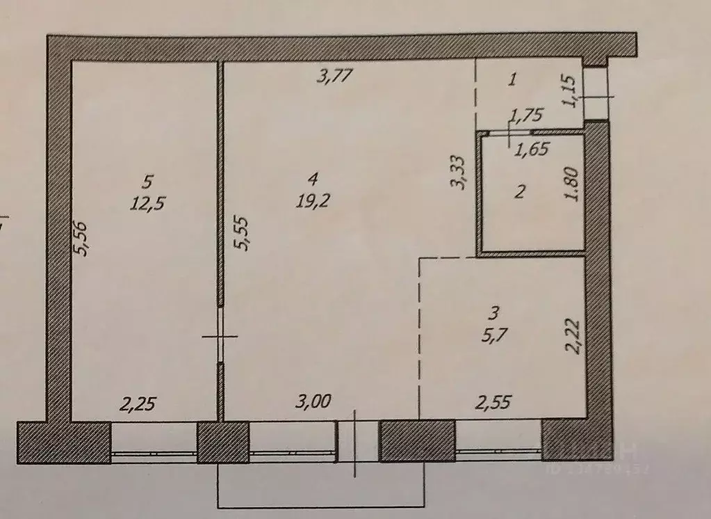 2-к кв. Хакасия, Абакан ул. Ивана Ярыгина, 26 (41.7 м) - Фото 2