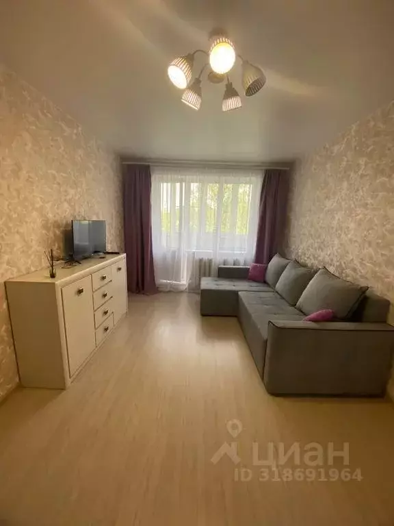 1-к кв. Псковская область, Пушкинские Горы рп ул. Ленина, 30 (33.0 м) - Фото 1