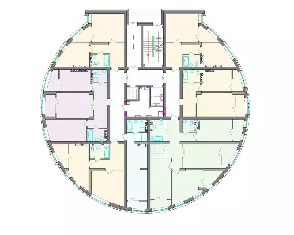 2-к кв. Северная Осетия, Владикавказ 18-й мкр,  (78.62 м) - Фото 2