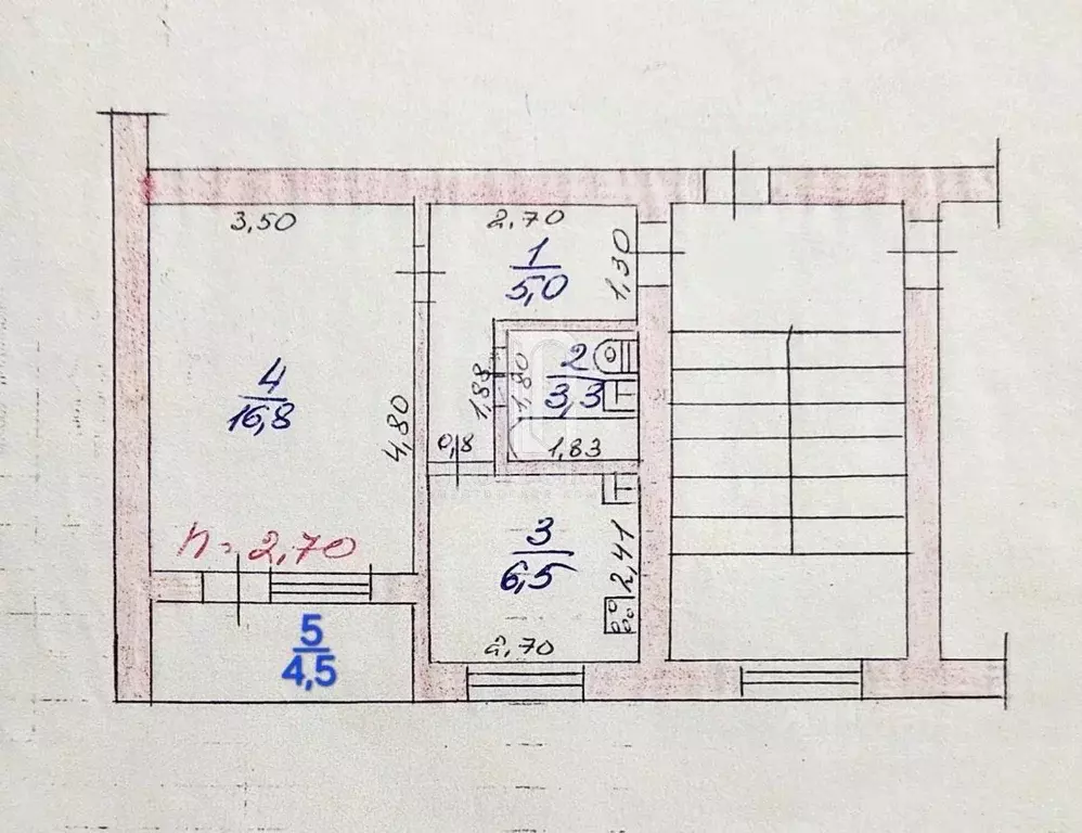 1-к кв. Дагестан, Каспийск ул. Хизроева (36.0 м) - Фото 2