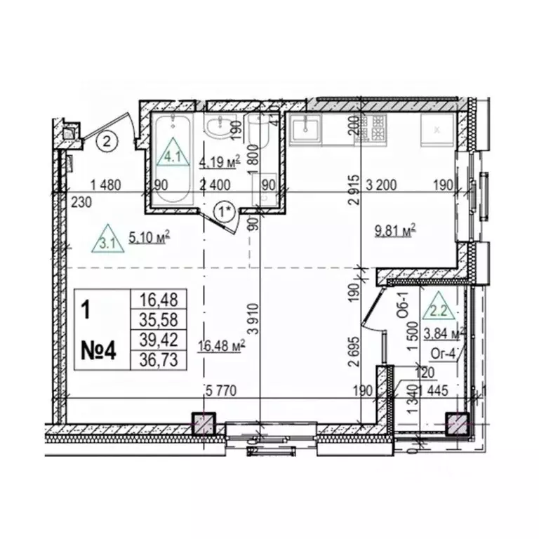 1-к кв. Приморский край, Уссурийск Семь Ветров мкр, Уссури Парк жилой ... - Фото 1